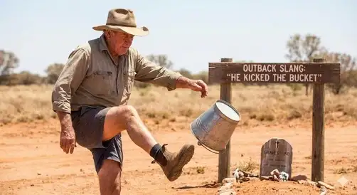 he kicked the bucket